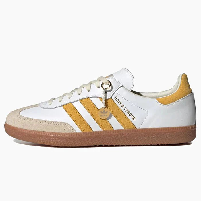 Adidas Samba Sporty & Rich White Bold Gold - SNEAKZ HEAVEN