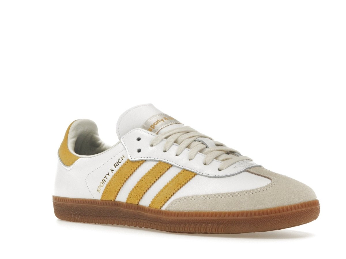 Adidas Samba Sporty & Rich White Bold Gold - SNEAKZ HEAVEN