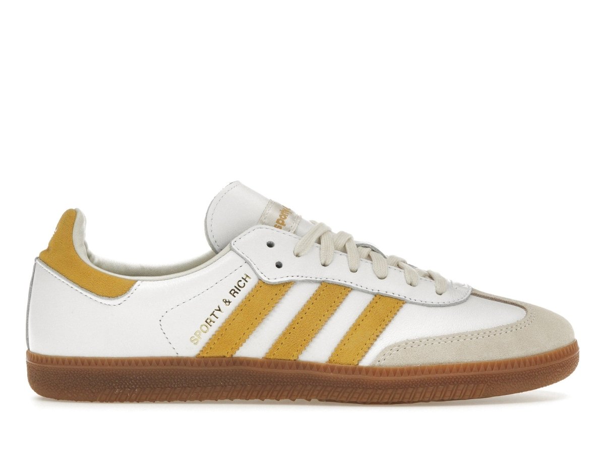 Adidas Samba Sporty & Rich White Bold Gold - SNEAKZ HEAVEN