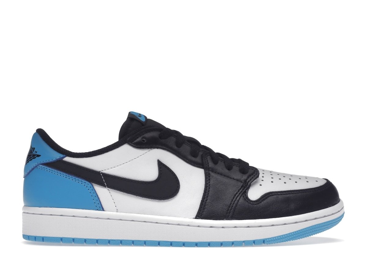 Air Jordan 1 Low Retro OG Black Dark Powder Blue - SNEAKZ HEAVEN