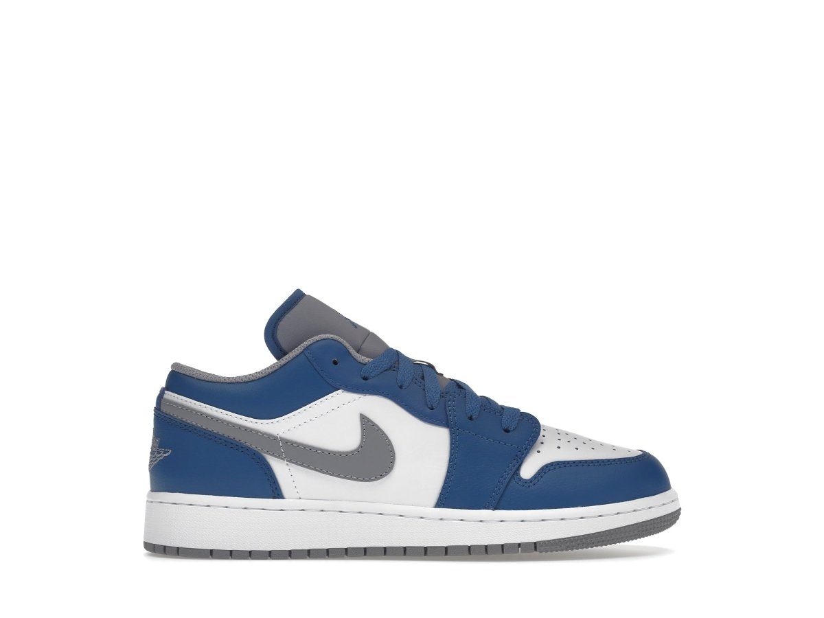 Air Jordan 1 Low True Blue (GS) - SNEAKZ HEAVEN