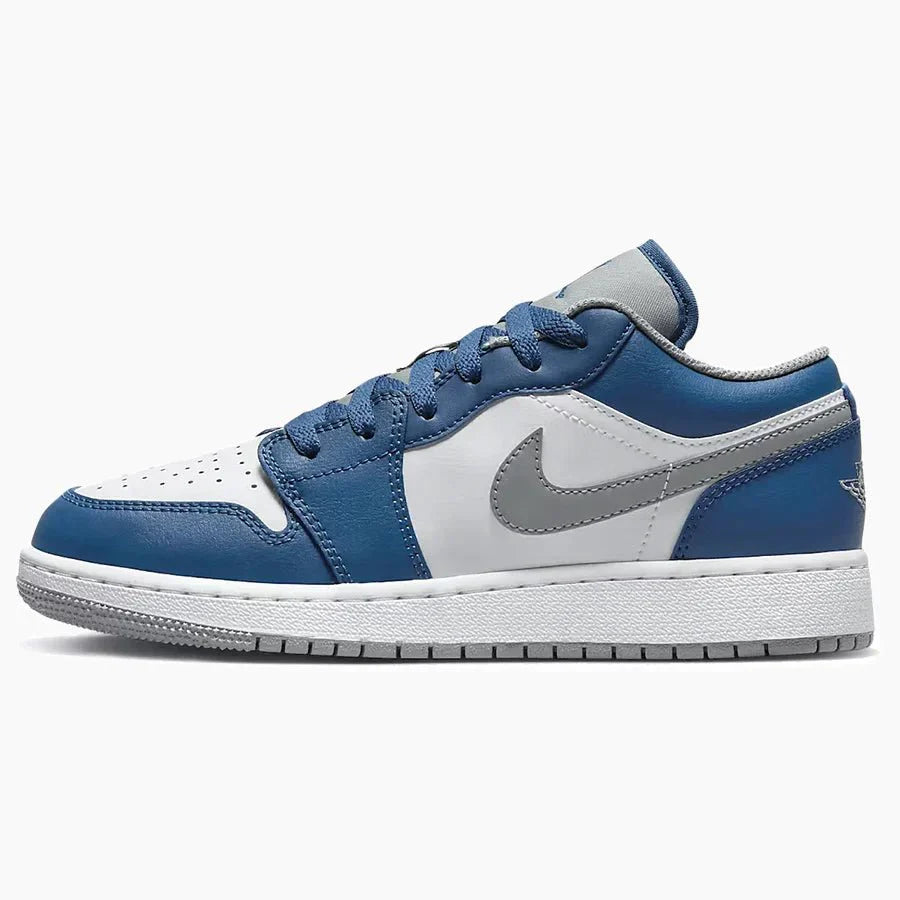 Air Jordan 1 Low True Blue (GS) - SNEAKZ HEAVEN