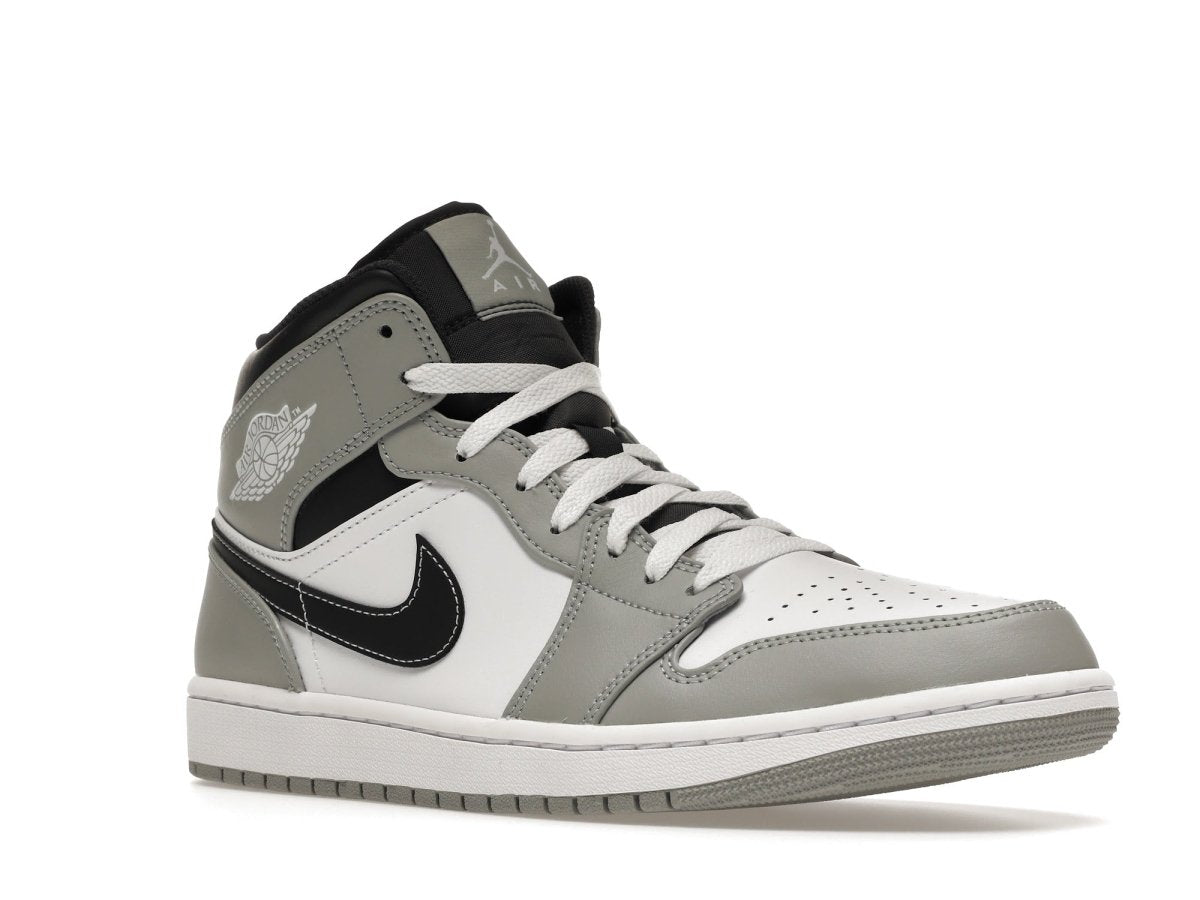 Air Jordan 1 Mid Light Smoke Grey Anthracite - SNEAKZ HEAVEN