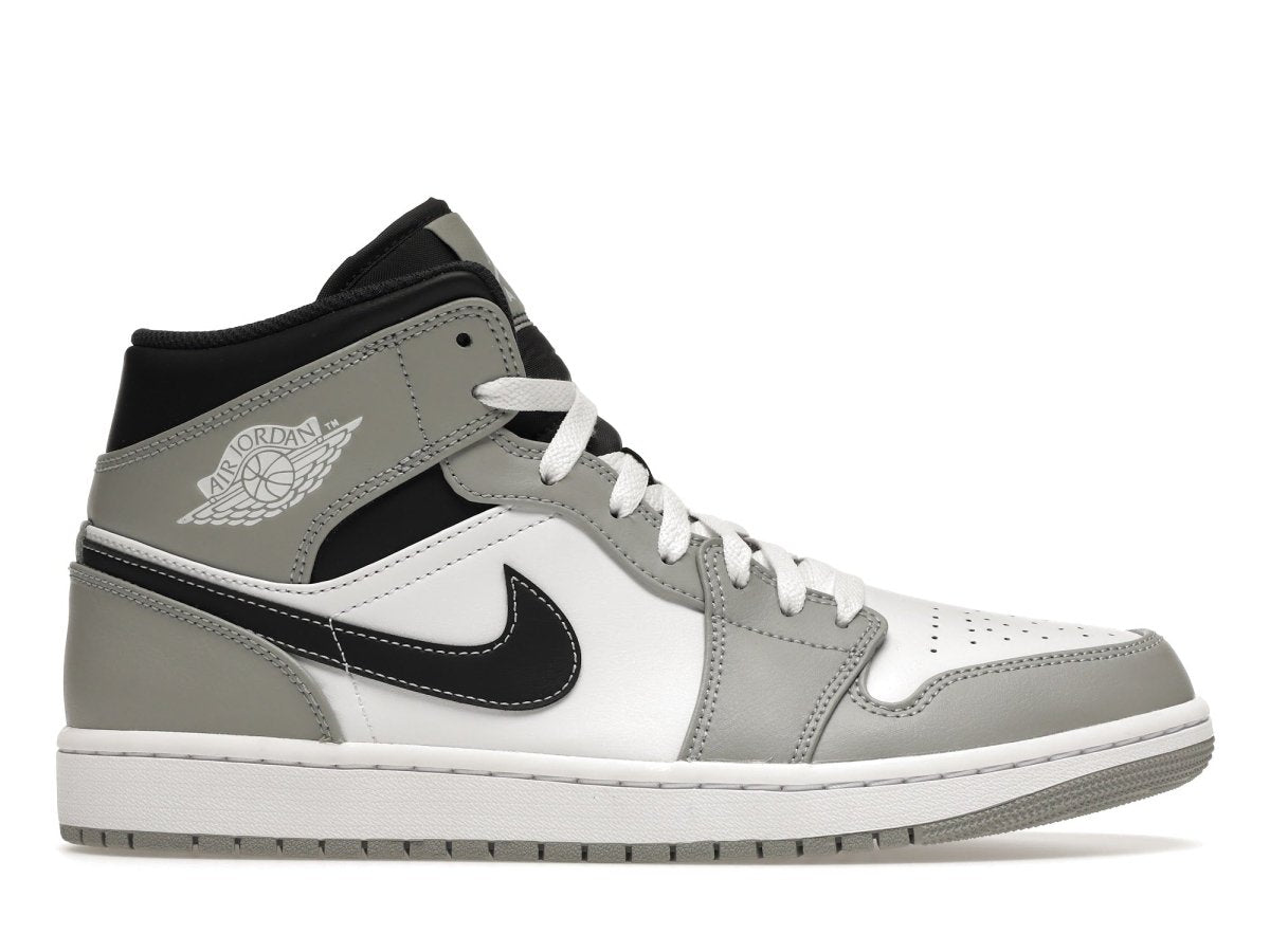 Air Jordan 1 Mid Light Smoke Grey Anthracite - SNEAKZ HEAVEN