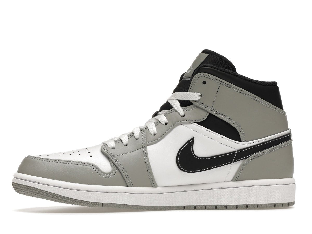 Air Jordan 1 Mid Light Smoke Grey Anthracite - SNEAKZ HEAVEN