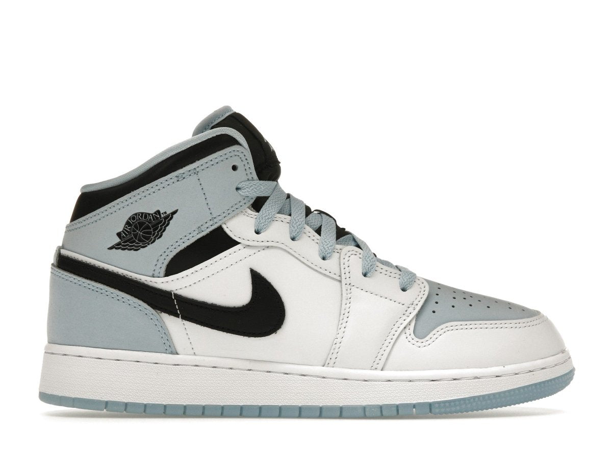 Air Jordan 1 Mid SE Ice Blue (GS) - SNEAKZ HEAVEN