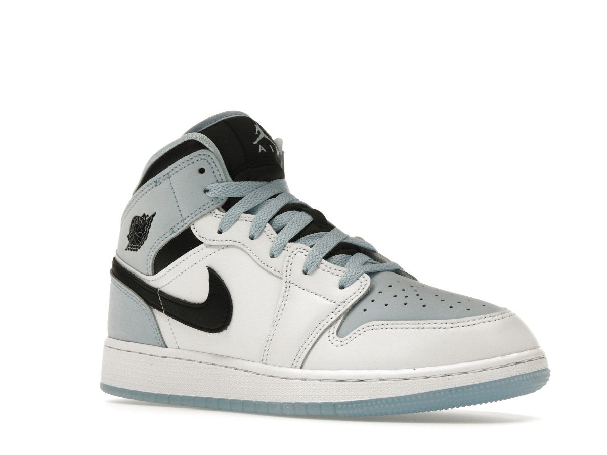 Air Jordan 1 Mid SE Ice Blue (GS) - SNEAKZ HEAVEN