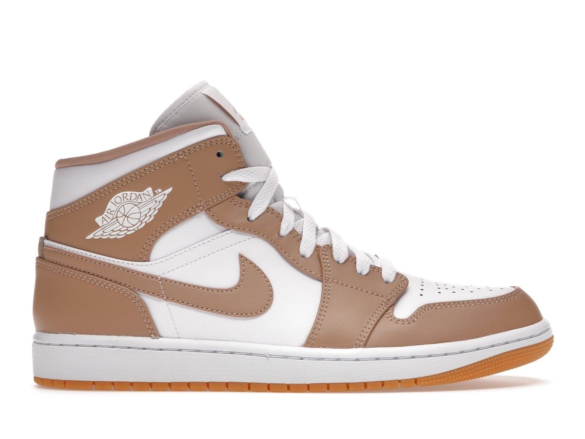 Air Jordan 1 Mid Tan Gum - SNEAKZ HEAVEN