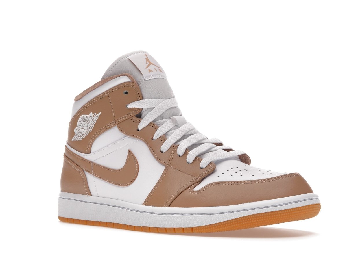 Air Jordan 1 Mid Tan Gum - SNEAKZ HEAVEN