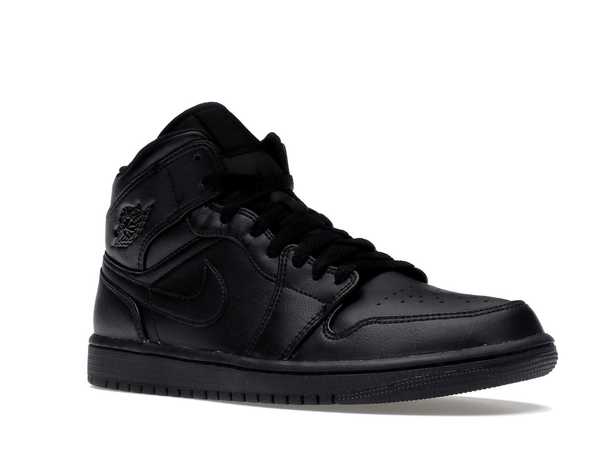 Jordan 1 Mid Triple Black - SNEAKZ HEAVEN