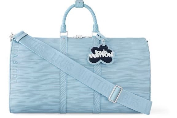 Louis Vuitton by Tyler, the Creator Keepall Bandouliere 50 Sky Blue - SNEAKZ HEAVEN