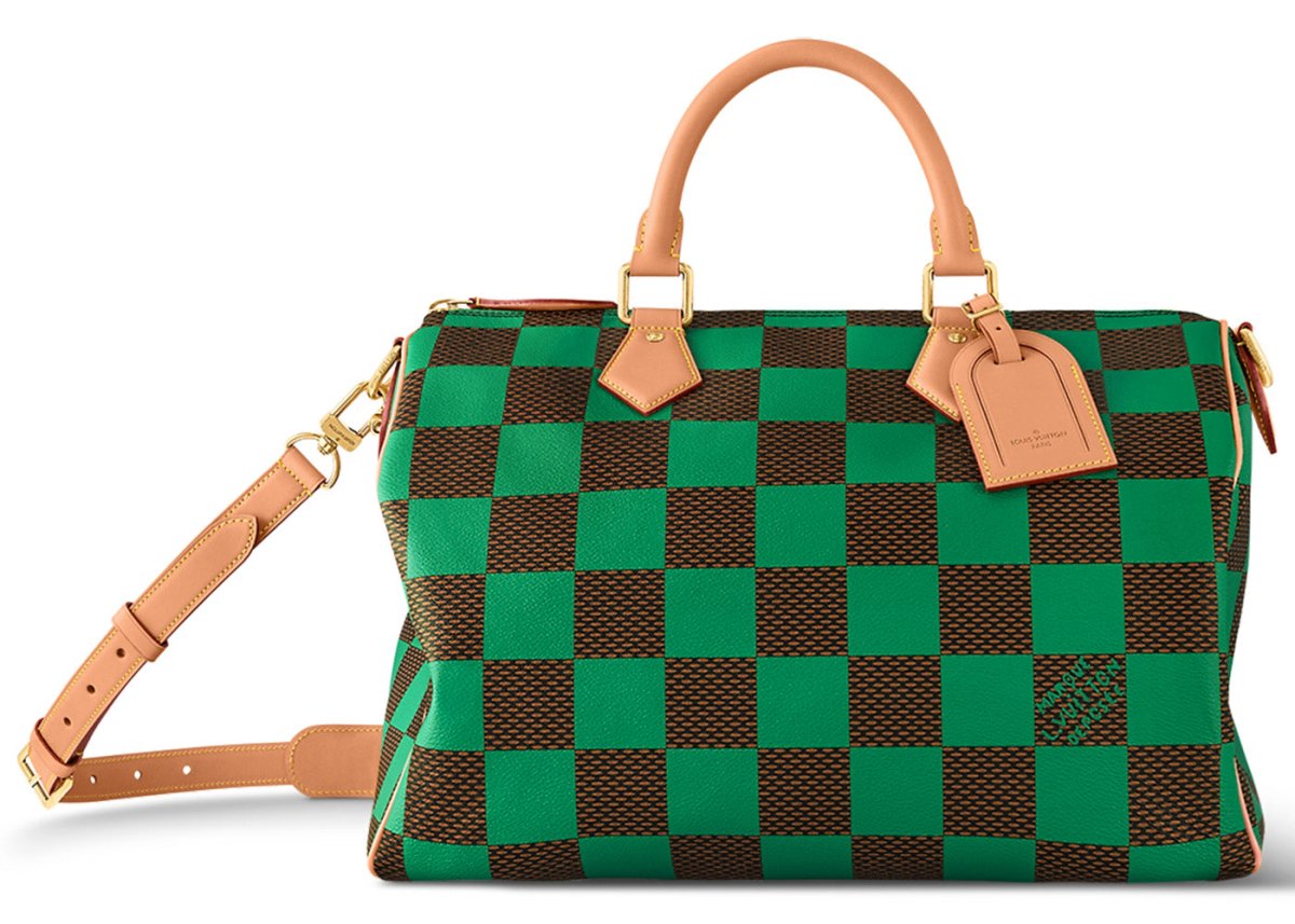 Louis Vuitton Speedy 40 Bandouliere Damier Pop Green - SNEAKZ HEAVEN