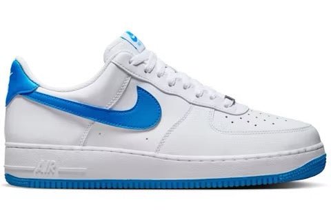 Nike Air Force 1 Low '07 Weiß Foto Blau - SNEAKZ HEAVEN