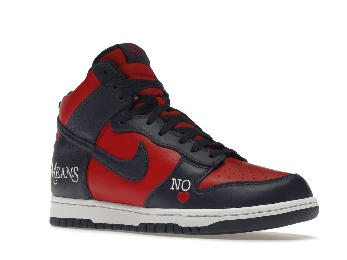 Nike SB Dunk High Supreme By Any Means Blue Red - SNEAKZ HEAVEN