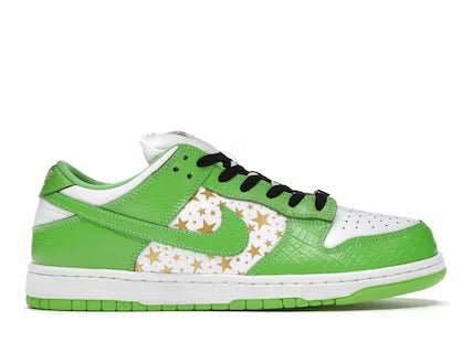 Nike SB Dunk Low Supreme Stars Green - SNEAKZ HEAVEN